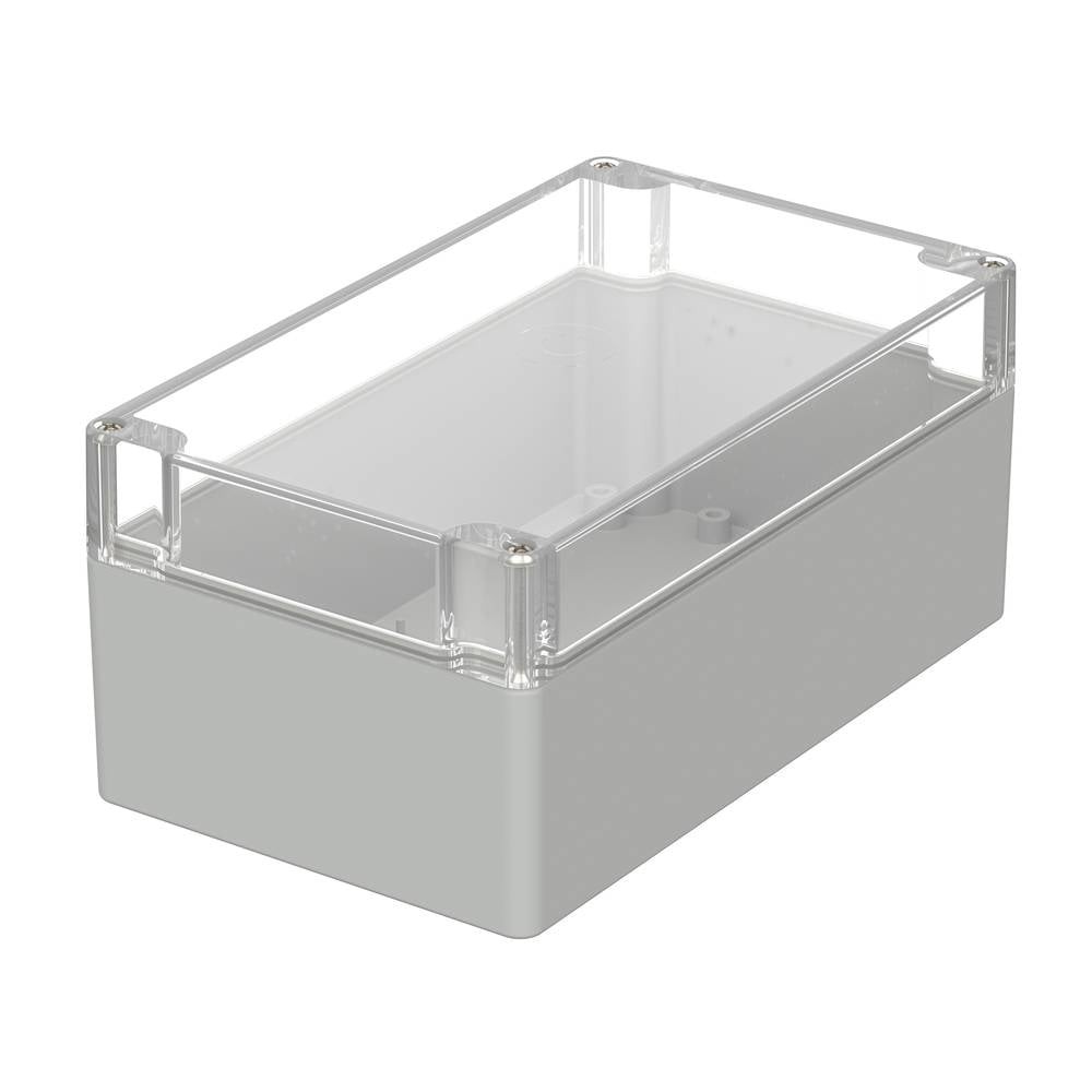 Boîtier polycarbonate Bopla 02237100 gris RAL 7035 pour électronique