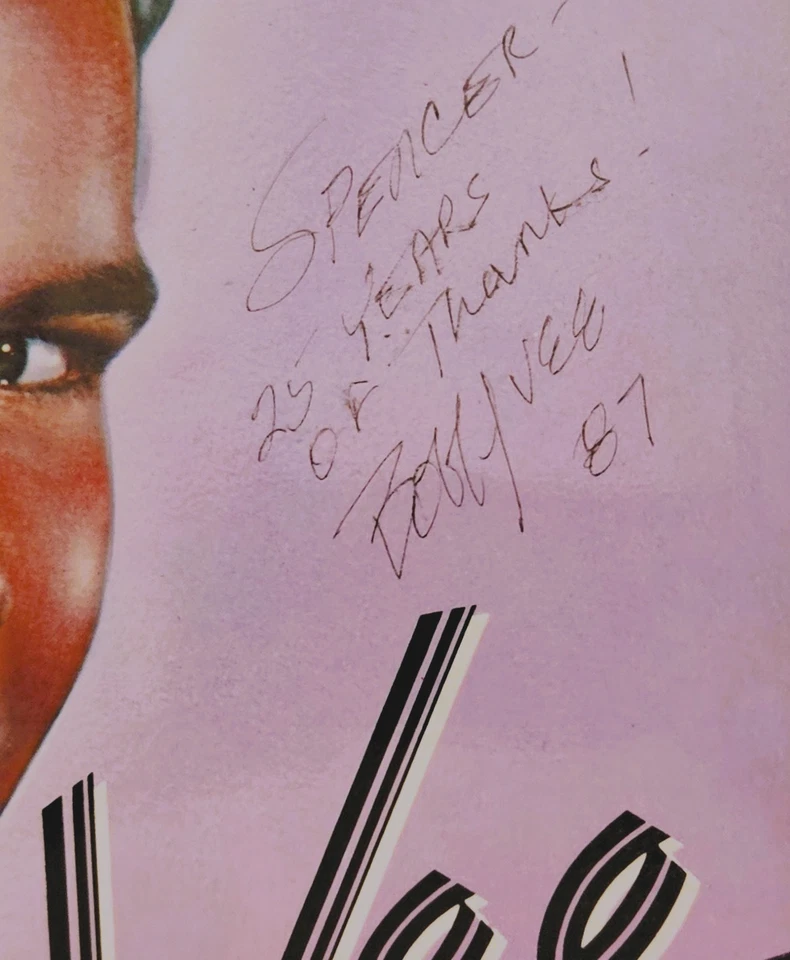 BOBBY VEE Legendary Masters Series **SIGNED** UK 2-LP UA UAD 60055 1974 NM/VG+ - Image 2 of 4