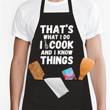 Funny Grill Aprons Men Men’S Adjustable Cooking Grilling BBQ Aprons 2 Pockets