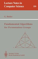 Fundamental Algorithms For Permutation Groups Gregory Butler Taschenbuch Xii