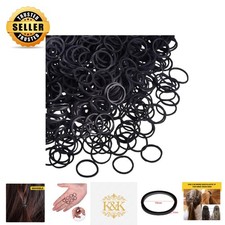 Versatile Mini Rubber Hair Bands - 1000 Count for Stylish Braids Dreadlocks