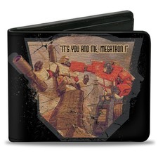 Bi-Fold Wallet Transformers Megatron vs. Optimus Prime IT'S YOU AND ME, MEGATRON