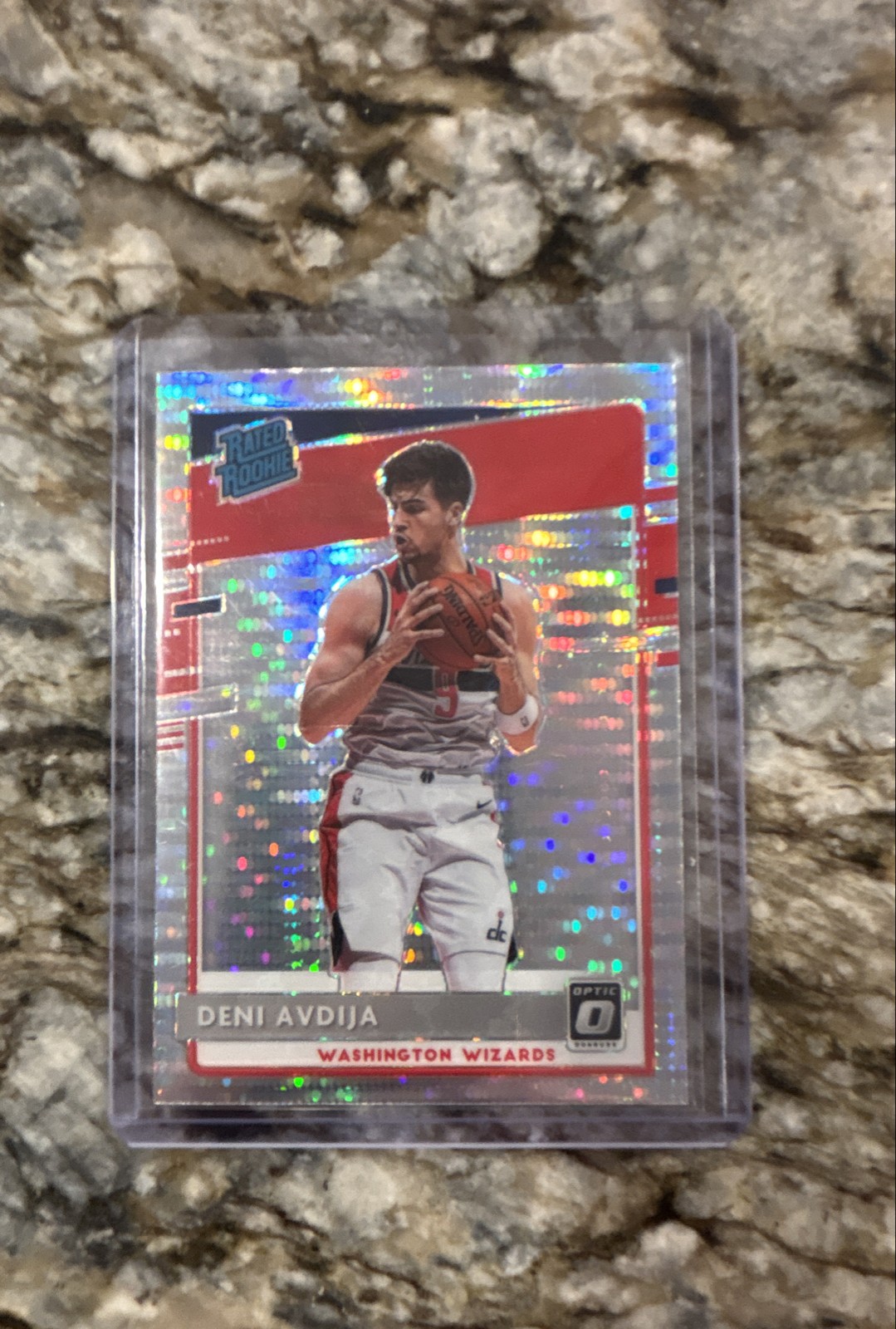 DENI AVDIJA 2020-21 Panini Optic Pulsar Prizm Rated Rookie RC #159 Wizards