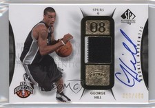 2008-09 SP Authentic Rookie Authentics 329/499 George Hill #120 Patch Auto z9m