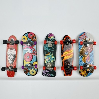 Y2K Tech Deck Fingerboard Lot Tony Hawk Santa Cruz Hot Wheels 5x