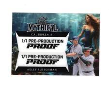 2024 Leaf Exotic Mythical Mermaid Proof Cal Ripken Jr.  / Adley Rutschman [1/1]
