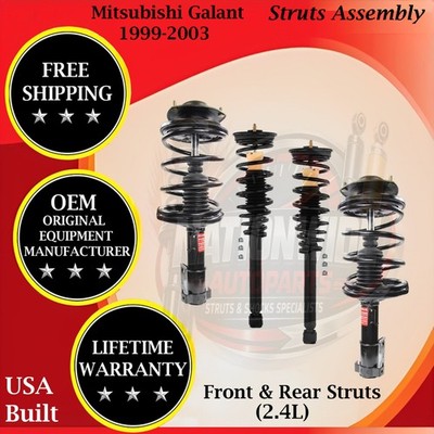 Monroe Front & Rear Strut Assembly For 1999-2003 Mitsubishi Galant 9 Yr Warranty