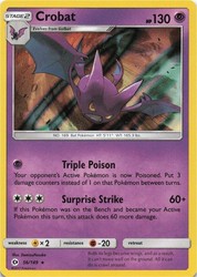 Crobat 56/149 Sun & Moon Base Set Holo Rare