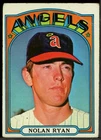 NOLAN RYAN 1972 TOPPS BASEBALL CARD #595 POOR CONDITION