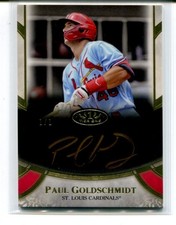 2021 Topps Tier One Paul Goldschmidt Prime Performers Auto #PPA-PGO 1/1