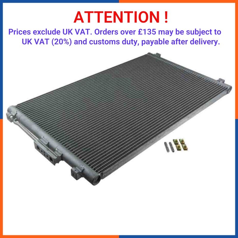 Condensateur de climatisation pour CHRYSLER type CCS-CH-001 en aluminium