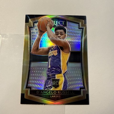 2015/16 Panini Select D Angelo Russell #162 Silver  Rookie RC Prizm LA Lakers