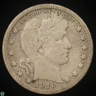 1916-D Barber Liberty Head Quarter - Very Good Details