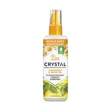 Crystal Deodorant Essence Spray 4 Ounce Chamomile/Green Tea 118ml - Packaging...