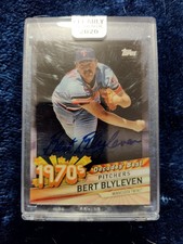 2020 Topps Clearly Authentic Bert Blyleven #DBA-BB 1979 Decades' Best Autograph