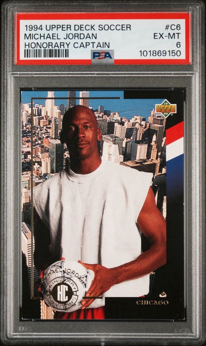 1994 Upper Deck Soccer World Cup Captain Michael Jordan C6 & 1990