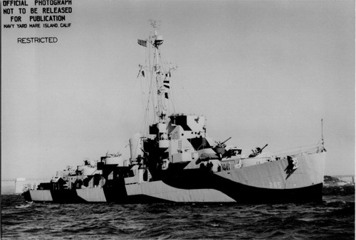 Photo 4x6 USS Cloues Navy Naval Ship Evarts Class Destroyer 1944 (P1)