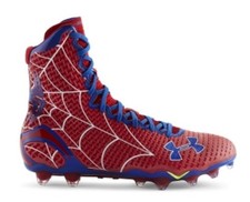 Under Armour Highlight Alter Ego Cleats Size 9 1256694-602 Spider-man Football