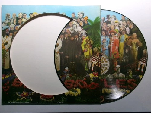 THE BEATLES SGT PEPPER'S LONELY HEARTS CLUB BAND PHO 7027 PSYCH PICTURE DISC