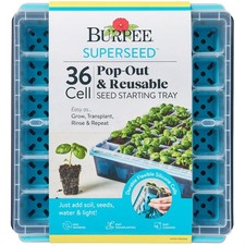 Indoor 36-Cell Seed Starter Tray: Effortless Planting for Vegetables & Herbs