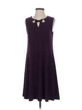 Nine West Women Purple Casual Dress 4