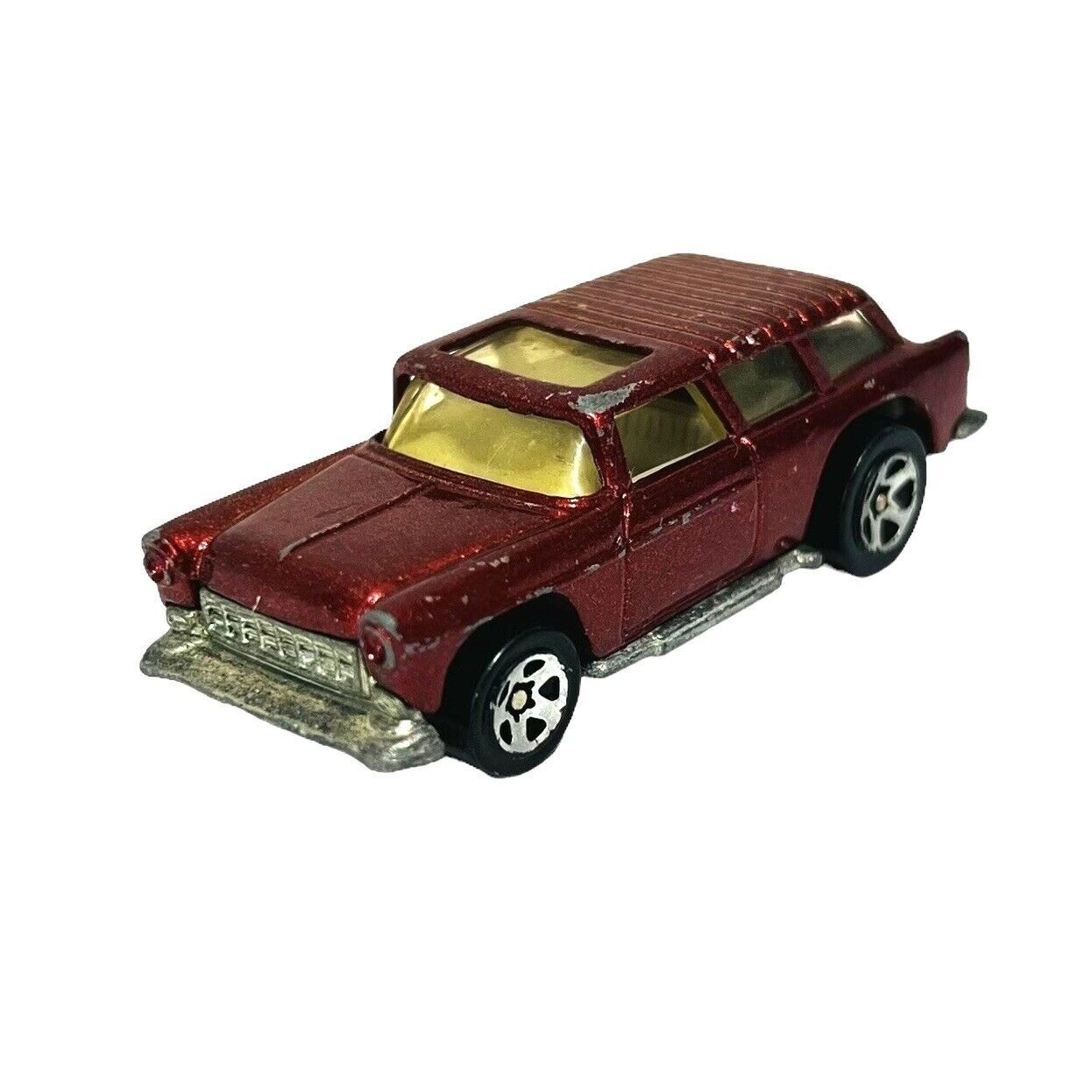 Vtg 1990's Hot Wheels Chevy Nomad Red Metalflake from Toy Story Super Stunt Set