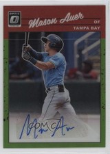2023 Panini Donruss Lime Green Prizm /50 Mason Auer #1990-MA Auto i6j