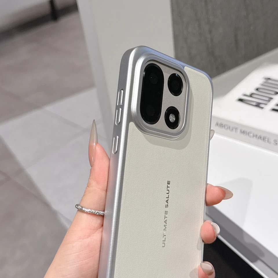 Ударопрочный матовый гибридный чехол для телефона OnePlus 15 с защитой и беспроводной зарядкой - Изображение 4 из 4