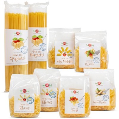 Gluten Free Pasta Sampler 8-Pack - Penne, Spaghetti, Rigatoni & More - Vegan, No