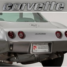 Fits For 1976-1979 C3 Corvette Rear Bumper Letter Emblems 3d Badges Late Fits For 1976-1979 C3 Corvette Rear Bumper Letter Emblems 3d Badges Late