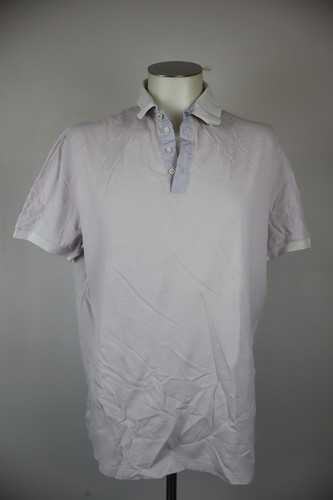 Brunello Cucinelli, BRUNELLO CUCINELLI Mens Vintage Logo Polo Shirt XL Short Sleeve Cotton