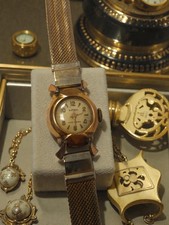 Montre ancienne femme Blimaur mécanique à réviser plaquée or vintage rétro