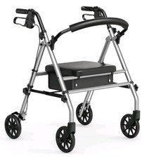 rollator 4 wheels with seat used once