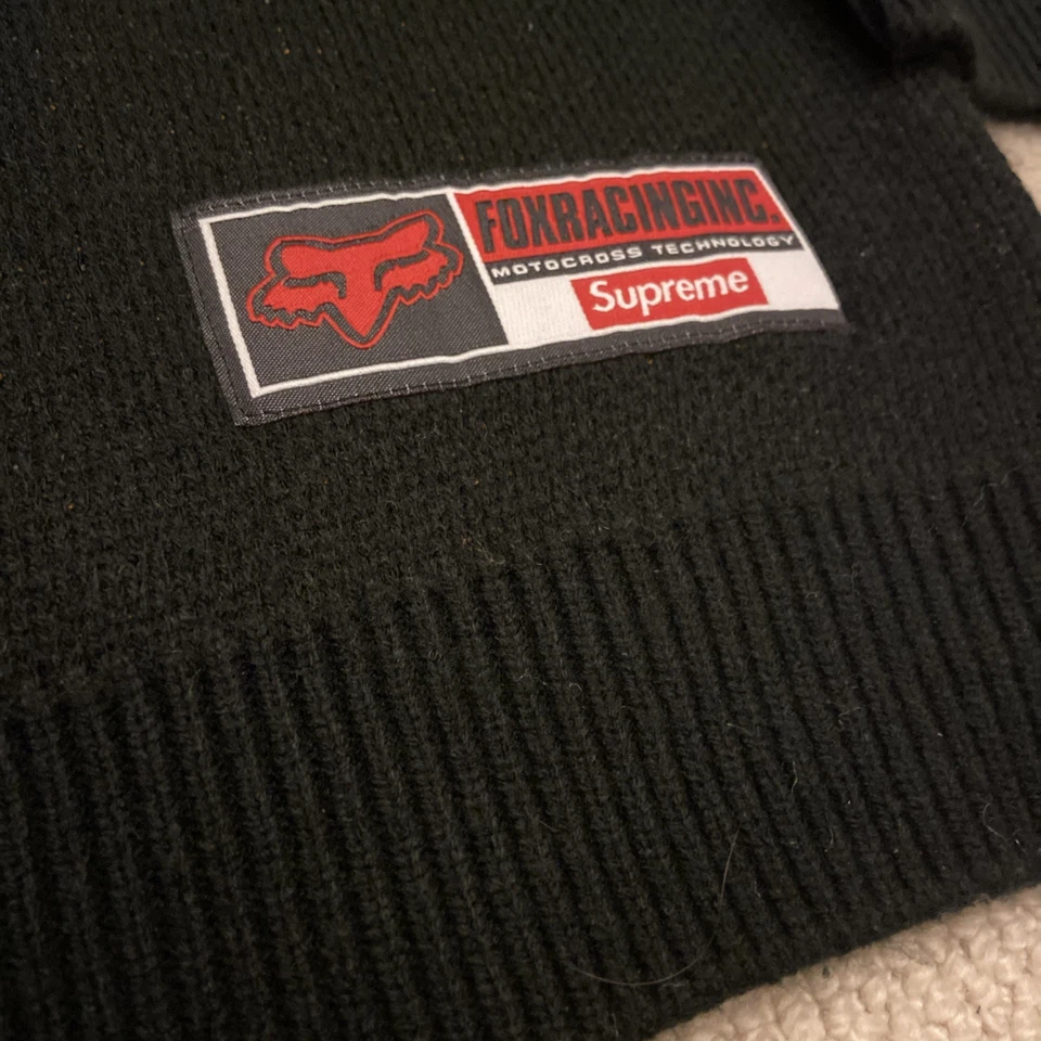 Supreme X Fox Racing Sweater Black - Image 4 of 4