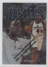 1997-98 Topps Finest Uncommon Silver Chris Webber #129 HOF k5l