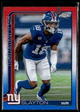 2025 Topps Chrome Darius Slayton Red White and Blue