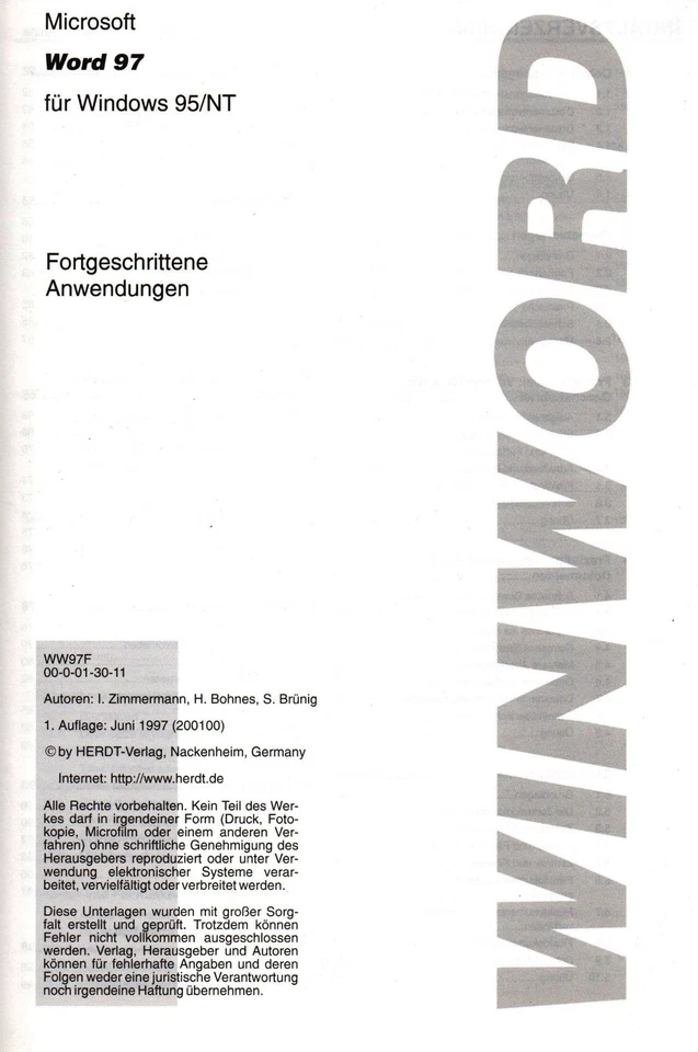 Microsoft Word 97 für Fortgeschrittene, das Handbuch dazu - Bild 2 von 4