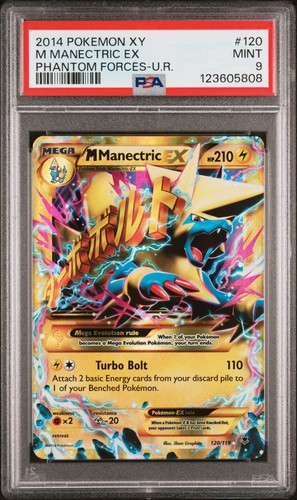 M Manectric-EX graded PSA 9 for sale on eBay