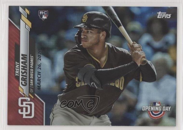 2020 Topps Opening Day Target Red Foil Trent Grisham #190 Rookie RC wo3
