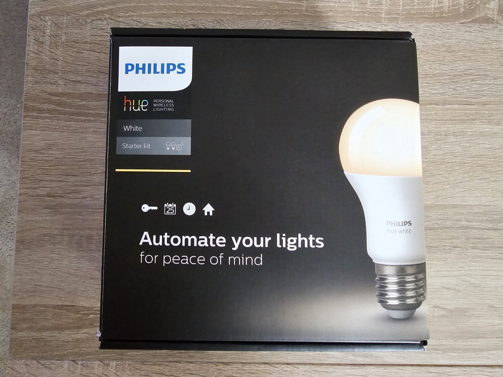 PHILIPS HUE STARTER KIT PACK (X2 E27 BULBS & HUE BRIDGE) LED SMART HOME LIGHTS
