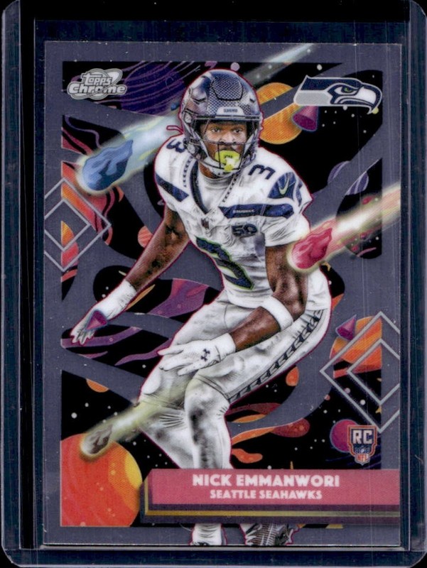 2025 Topps Cosmic Chrome Nick Emmanwori RC Rookie #189 Seahawks