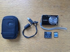 Panasonic LUMIX DMC-FH8 16.1MP Digital Camera - Black Tested - w/memory battery