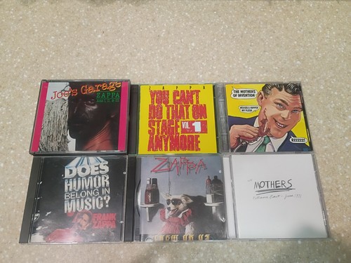 Frank Zappa Cd Lot them or us Mothers ACT 1 2 3 Weasels ripped my flesh Humor