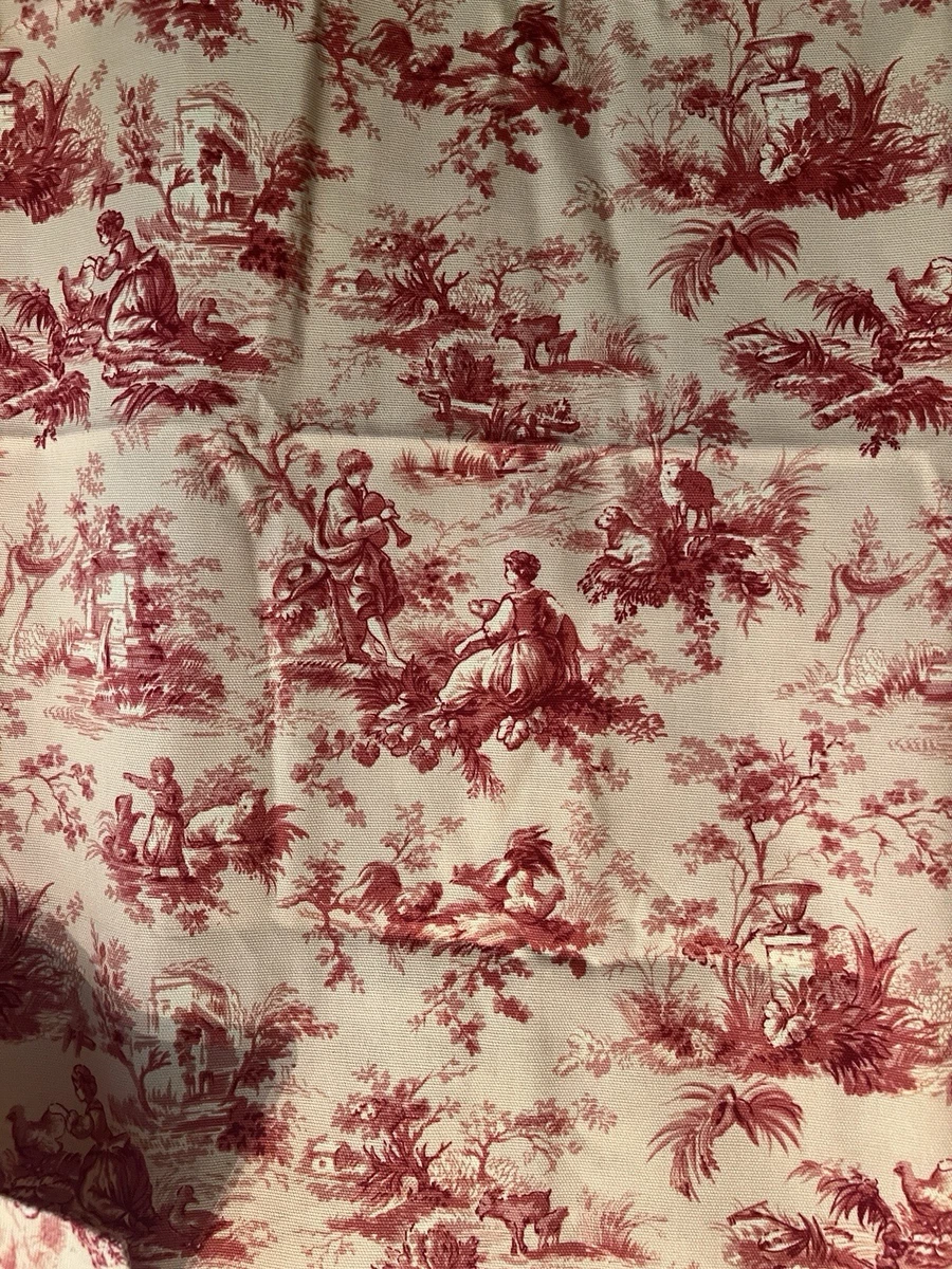 vintage toile fabric products for sale | eBay