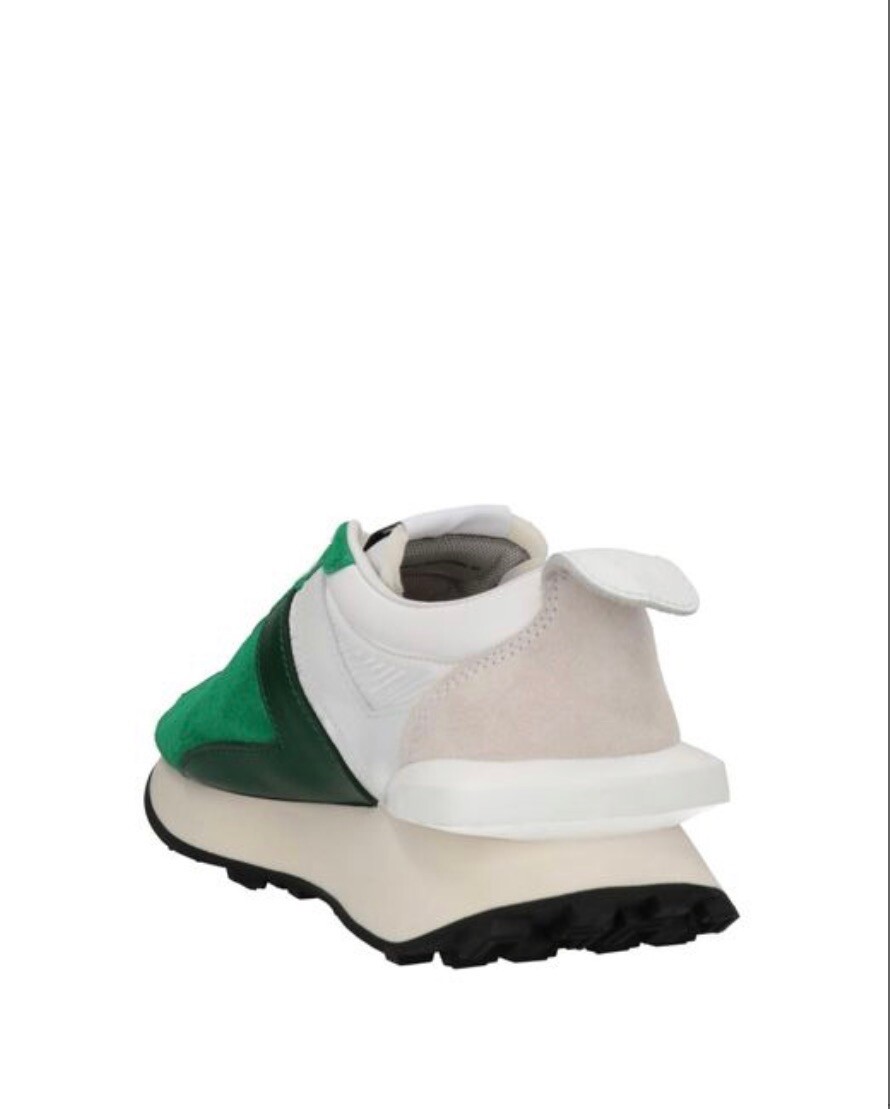 Lanvin Kids Sneakers in White and Green Lanvin Shoes kids - Green | N30308 | GIGLIO.COM main image 2