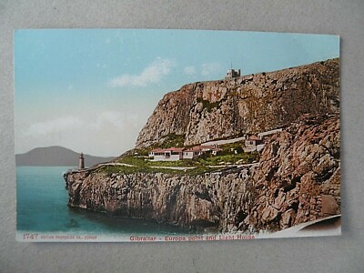 Alte AK Gibraltar Europa point and Light House  Nr. 1747