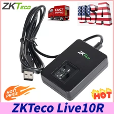 Zkteco Live10R ZK9500 500DPI Biometric Fingerprint Reader USB Scaner Sensor USA