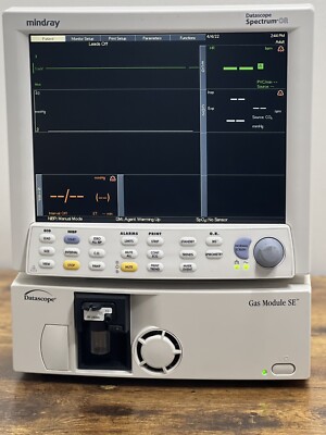 Datascope Mindray Spectrum OR with Gas Module SE w/ Warranty - Same Day Shipping