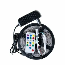 FULL KIT 16Ft 5050 WS2811 RGB Dream Color 150LED Strip Light + Remote + Power