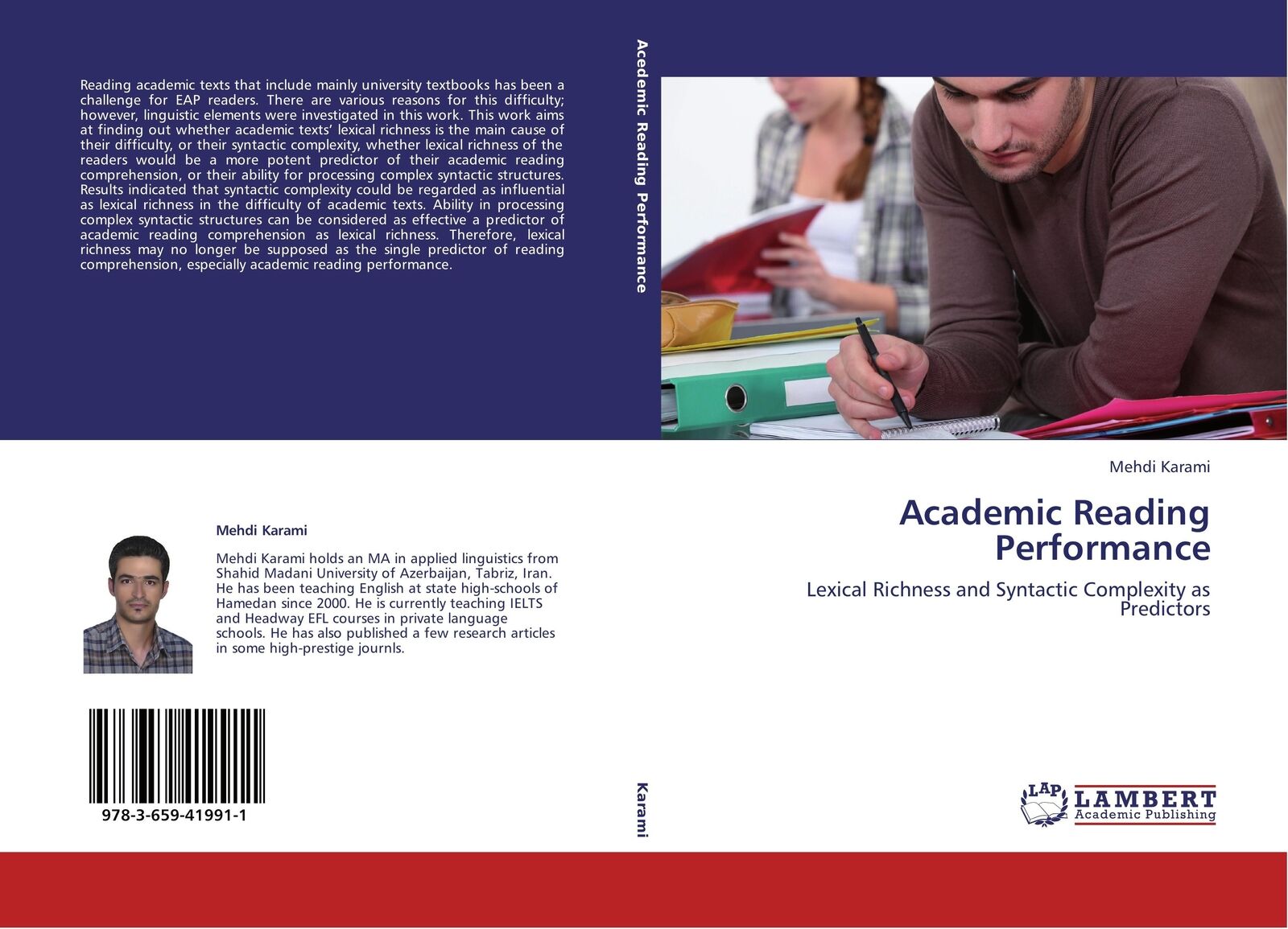 Thumbnail - Academic Reading Performance Mehdi Karami Taschenbuch Paperback 140 S.